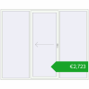 Pricing Sliding patio doors 2600x2100 mm PATIO DOOR REHAU SYNEGO RAL 9016 Traffic white two-sided. Price: 2722,61 €