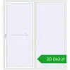 Pricing Przesuwane drzwi tarasowe 2200x2400 mm REHAU GENEO HST RAL 9016 Traffic white dwustronny. Price: 20 062,53 zł
