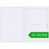 Pricing Sliding patio doors 2850x2100 mm REHAU GENEO HST RAL 9016 Traffic white two-sided. Price: 24 156.49 PLN