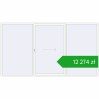 Pricing Sliding patio doors 4200x2300 mm PATIO DOOR REHAU SYNEGO RAL 9016 Traffic white two-sided. Price: 12 274,19 zł
