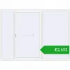 Pricing Sliding patio doors 3000x2200 mm PATIO DOOR REHAU BRILLANT DESIGN RAL 9016 Traffic white two-sided. Price: 2652,30 €