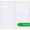 Ustalenie cen Przesuwane drzwi tarasowe 2300x2200 mm PATIO DOOR REHAU BRILLANT DESIGN GOLDEN OAK zewnętrzny. Cena: 2248,64 €