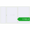 Pricing Sliding patio doors 3600x2100 mm PATIO DOOR REHAU SYNEGO RAL 9016 Traffic white two-sided. Price: 11 931,91 zł