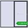 Pricing Sliding patio doors 2400x2350 mm PATIO DOOR REHAU SYNEGO ANTHRACITE_GREY_STRUKTURAL two-sided. Price: 17 226.35 PLN