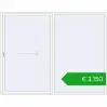 Pricing Sliding patio doors 2800x2200 mm REHAU SYNEGO SLIDE RAL 9016 Traffic white two-sided. Price: 3150,12 €