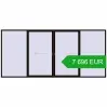 Pricing Sliding patio doors 4850x2200 mm PATIO DOOR REHAU SYNEGO BLACK_BROWN two-sided. Price: 7 695.89 EUR