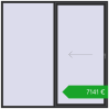 Pricing Przesuwane drzwi tarasowe 2500x2500 mm REHAU GENEO HST ANTHRACITE_GREY_GLATT dwustronny. Price: 7140,82 €