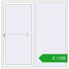 Pricing Przesuwane drzwi tarasowe 1800x1850 mm PATIO DOOR REHAU BRILLANT DESIGN RAL 9016 Traffic white dwustronny. Price: 2583,47 €