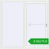 Pricing Sliding patio doors 1800x1800 mm PATIO DOOR REHAU BRILLANT DESIGN RAL 9016 Traffic white two-sided. Price: 8 562.75 PLN