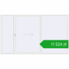Pricing Sliding patio doors 3600x2100 mm PATIO DOOR REHAU SYNEGO RAL 9016 Traffic white two-sided. Price: 11 524,48 zł
