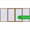 Ustalenie cen Przesuwane drzwi tarasowe 5000x2300 mm PATIO DOOR REHAU SYNEGO GOLDEN OAK dwustronny. Cena: 25 104,27 zł