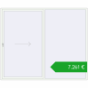 Pricing Sliding patio doors 3000x2500 mm REHAU GENEO HST RAL 9016 Traffic white two-sided. Price: 7260,98 €