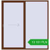 Pricing Sliding patio doors 2300x2400 mm REHAU SYNEGO SLIDE MACORE two-sided. Price: 13 101.01 PLN