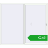 Pricing Sliding patio doors 2600x2300 mm PATIO DOOR REHAU BRILLANT DESIGN RAL 9016 Traffic white two-sided. Price: 2631,10 €