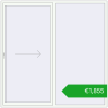 Ustalenie cen Przesuwane drzwi tarasowe 2300x2300 mm PATIO DOOR REHAU SYNEGO RAL 9016 Traffic white dwustronny. Cena: 1855,40 €