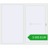 Pricing Sliding patio doors 2300x2000 mm PATIO DOOR REHAU SYNEGO RAL 9016 Traffic white two-sided. Price: 3 004.72 EUR