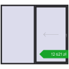 Ustalenie cen Przesuwane drzwi tarasowe 2500x2200 mm PATIO DOOR REHAU BRILLANT DESIGN BLACK_ULTI-MATT dwustronny. Cena: 12 621,27 zł
