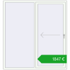 Ustalenie cen Przesuwane drzwi tarasowe 1800x1950 mm PATIO DOOR REHAU BRILLANT DESIGN RAL 9016 Traffic white dwustronny. Cena: 2462,20 €