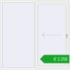 Ustalenie cen Przesuwane drzwi tarasowe 2000x2000 mm PATIO DOOR REHAU BRILLANT DESIGN RAL 9016 Traffic white dwustronny. Cena: 2258,10 €