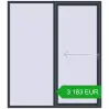 Pricing Sliding patio doors 1980x2250 mm PATIO DOOR REHAU BRILLANT DESIGN ANTHRACITE_GREY_STRUKTURAL two-sided. Price: 3 182.55 EUR