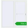 Ustalenie cen Przesuwane drzwi tarasowe 1800x1950 mm PATIO DOOR REHAU BRILLANT DESIGN RAL 9016 Traffic white dwustronny. Cena: 7535,84 zł