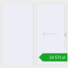 Pricing Sliding patio doors 2500x2500 mm REHAU GENEO HST RAL 9016 Traffic white two-sided. Price: 24 573,14 zł