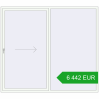 Pricing Sliding patio doors 2500x2200 mm REHAU GENEO HST RAL 9016 Traffic white two-sided. Price: 6 441.74 EUR