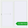 Pricing Sliding patio doors 2150x2200 mm PATIO DOOR REHAU BRILLANT DESIGN RAL 9016 Traffic white two-sided. Price: 12 056.3 PLN