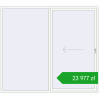 Pricing Sliding patio doors 2600x2300 mm REHAU GENEO HST RAL 9016 Traffic white two-sided. Price: 23 977,41 zł