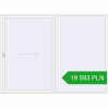 Pricing Sliding patio doors 3000x2250 mm REHAU GENEO HST RAL 9016 Traffic white two-sided. Price: 19 592.79 PLN