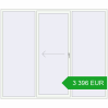 Pricing Sliding patio doors 2600x2200 mm PATIO DOOR REHAU SYNEGO RAL 9016 Traffic white two-sided. Price: 3 396.34 EUR