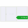 Pricing Sliding patio doors 3600x2000 mm PATIO DOOR REHAU BRILLANT DESIGN RAL 9016 Traffic white two-sided. Price: 11 714,95 zł