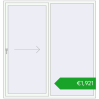 Ustalenie cen Przesuwane drzwi tarasowe 2000x2100 mm PATIO DOOR REHAU BRILLANT DESIGN RAL 9016 Traffic white dwustronny. Cena: 1921,38 €