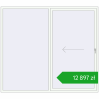 Pricing Sliding patio doors 2500x2200 mm PATIO DOOR REHAU BRILLANT DESIGN RAL 9016 Traffic white two-sided. Price: 12 897,22 zł