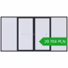 Pricing Sliding patio doors 4230x2200 mm PATIO DOOR REHAU SYNEGO BLACK_ULTI-MATT two-sided. Price: 29 704.05 PLN