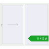 Pricing Sliding patio doors 2500x2200 mm PATIO DOOR REHAU BRILLANT DESIGN RAL 9016 Traffic white two-sided. Price: 11 411,74 zł