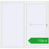 Ustalenie cen Przesuwane drzwi tarasowe 2030x1970 mm PATIO DOOR REHAU BRILLANT DESIGN RAL 9016 Traffic white dwustronny. Cena: 7725,63 zł