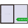 Pricing Sliding patio doors 3000x2100 mm PATIO DOOR REHAU SYNEGO BLACK_BROWN two-sided. Price: 16 465.1 PLN