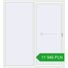 Pricing Sliding patio doors 2000x2200 mm PATIO DOOR REHAU BRILLANT DESIGN RAL 9016 Traffic white two-sided. Price: 11 946.19 PLN