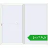 Ustalenie cen Przesuwane drzwi tarasowe 2500x2200 mm PATIO DOOR REHAU BRILLANT DESIGN RAL 9016 Traffic white dwustronny. Cena: 9 447.29 PLN