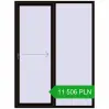 Pricing Sliding patio doors 1640x2200 mm REHAU SYNEGO SLIDE BLACK_BROWN two-sided. Price: 11 506.2 PLN