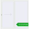 Pricing Sliding patio doors 2099x2167 mm PATIO DOOR REHAU SYNEGO RAL 9016 Traffic white two-sided. Price: 13 213.31 PLN