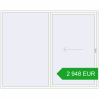 Pricing Sliding patio doors 2750x2200 mm PATIO DOOR REHAU BRILLANT DESIGN RAL 9016 Traffic white two-sided. Price: 2 948.38 EUR