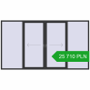 Pricing Sliding patio doors 3600x2000 mm PATIO DOOR REHAU BRILLANT DESIGN ANTHRACITE_GREY_GLATT two-sided. Price: 25 710.47 PLN