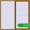 Ustalenie cen Przesuwane drzwi tarasowe 2400x2400 mm REHAU SYNEGO SLIDE GOLDEN OAK dwustronny. Cena: 2382,39 €