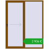 Ustalenie cen Przesuwane drzwi tarasowe 1800x2300 mm PATIO DOOR REHAU SYNEGO GOLDEN OAK dwustronny. Cena: 2905,80 €