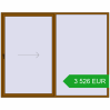 Pricing Sliding patio doors 2800x2200 mm REHAU SYNEGO SLIDE GOLDEN OAK two-sided. Price: 3 525.78 EUR