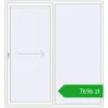 Ustalenie cen Przesuwane drzwi tarasowe 1940x2100 mm REHAU SYNEGO SLIDE RAL 9016 Traffic white dwustronny. Cena: 7696,23 zł