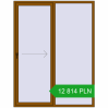Pricing Sliding patio doors 1750x2300 mm REHAU SYNEGO SLIDE GOLDEN OAK two-sided. Price: 12 813.96 PLN