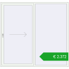 Ustalenie cen Przesuwane drzwi tarasowe 2200x2100 mm PATIO DOOR REHAU SYNEGO RAL 9016 Traffic white dwustronny. Cena: 2372,00 €